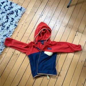 Patagonia Vibrant Red Fleece 12-18 months